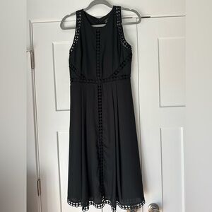 Last Call: EUC Ann Taylor Elegant Black Sleeveless Dress